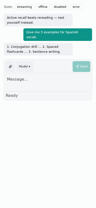 Standard mobile · 390px
