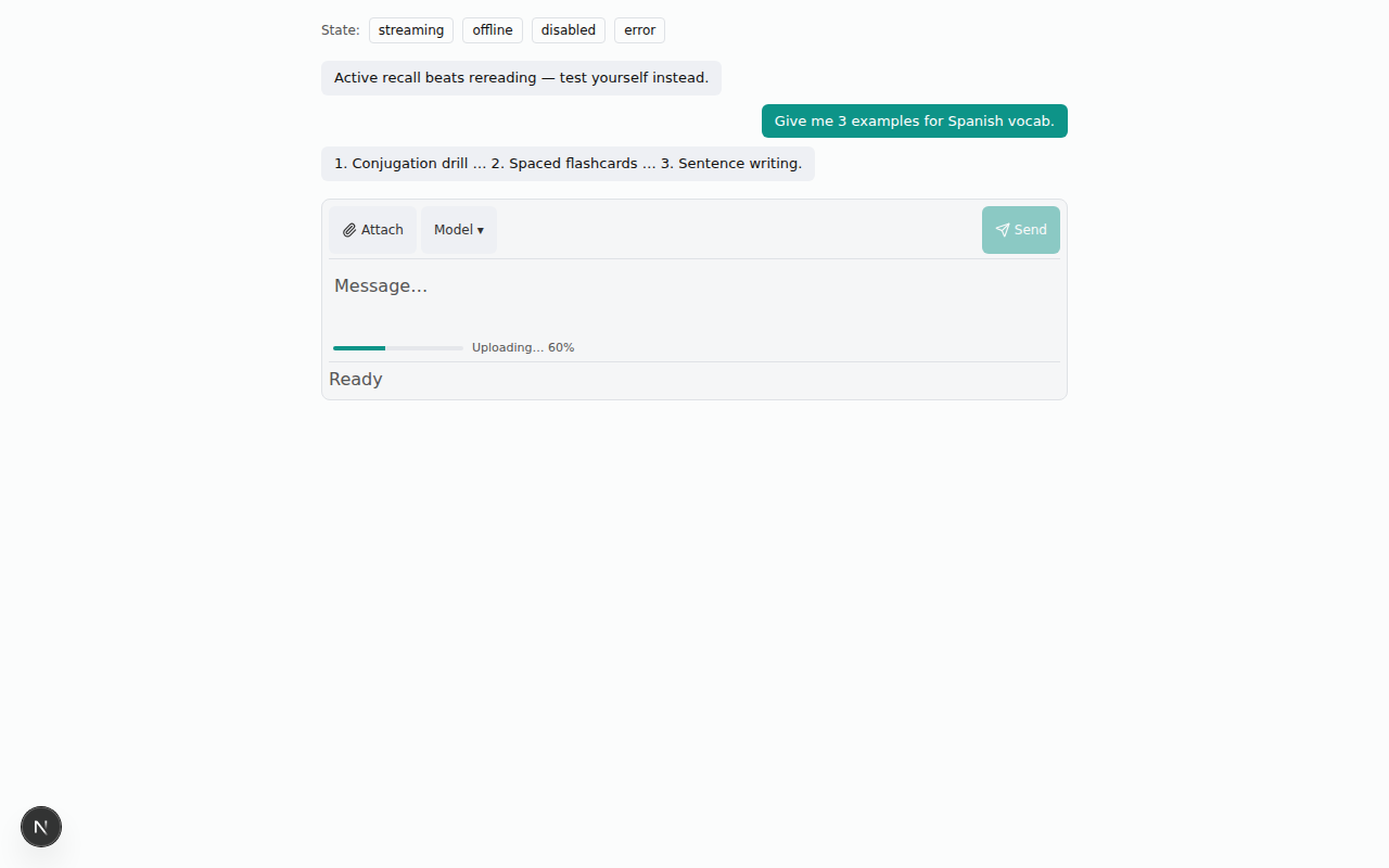 State: Attachment uploading