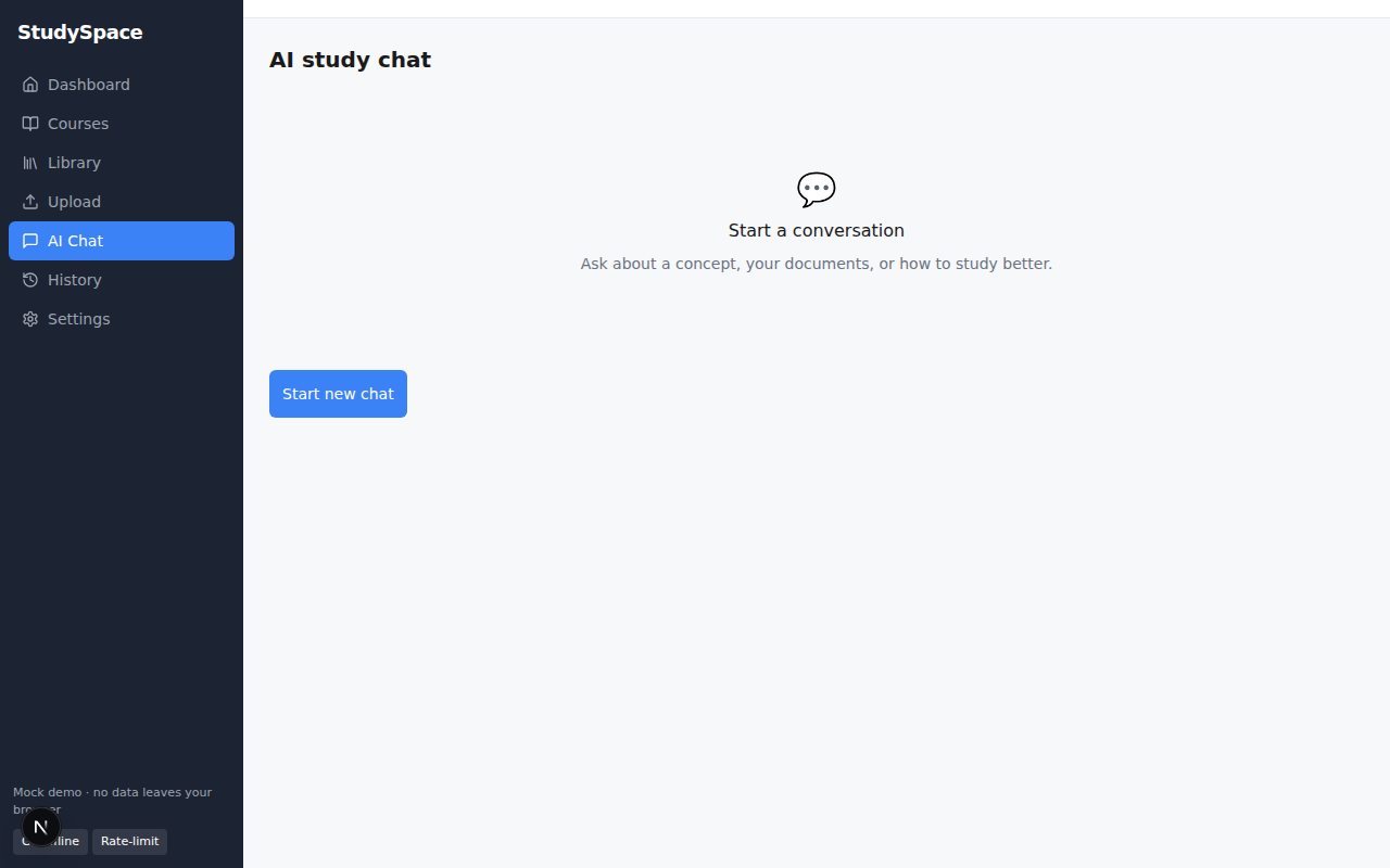AI chat · Desktop