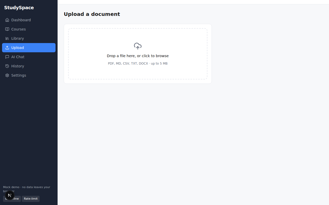 Upload · Desktop